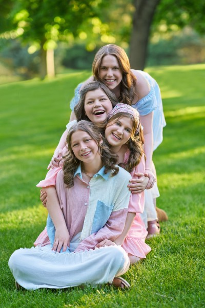 Four sisters, an international adoption story, Strader family